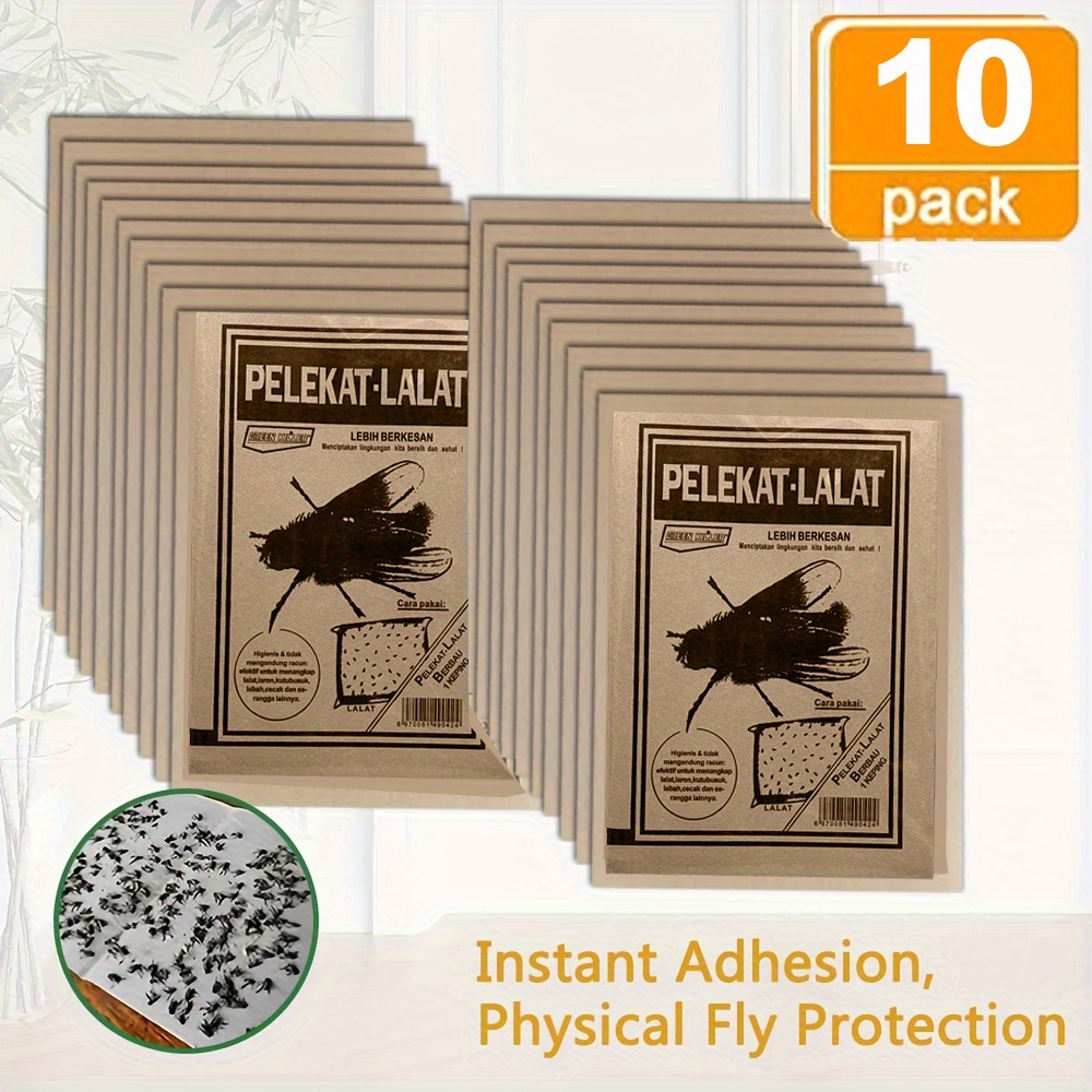   40pcs super strong   moth traps insect catching stickers no power required non toxic   sticks for home   kitchen quick pest control fly paper suitable for household greenhouse   farm physical mosquito trap