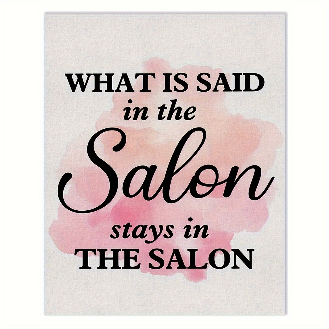 

Chic Pink Salon-themed - , Ready To Hang Modern Print For Home Decor, Room Decor