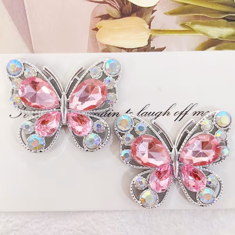 conjunto por grosso de 10 charms de com strass de resina em várias cores, incluindo rosa, , , , , champanhe, verde e cor ab, perfeito para decorar capas de telemóvel, fivelas de sapatos, ganchos de cabelo, caixas de arrumação, espelhos de maquilhagem Detalhes do produto 3