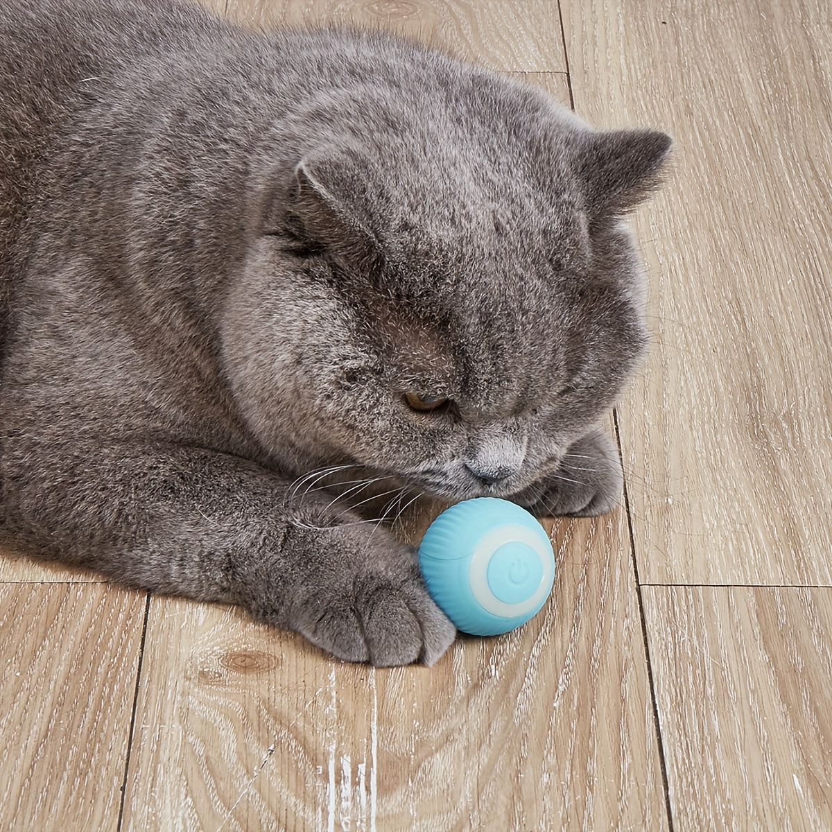 Balle Interactive Pour Chat - Jouet Intelligent Roulant Auto - 3 Modes USB Rechargeable - Évite Les Obstacles