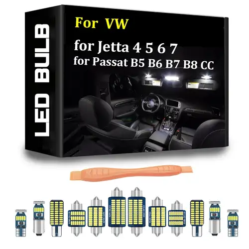 Xpismii 18 Piece 6000K White Expedition LED Interior Kit Package Xpismii 18 Piece 6000K White Expedition LED Interior Kit Package