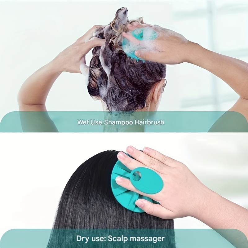 4pcs Body Brush Set - 1pc Long Handle Back Scrubber, 1pc Short Bath Brush, 1pc Shampoo Brush And 1pc Face Brush, Non-Electric Handheld Body Face Brush, with Non-Slip Grip, Strong Cleaning Power, Soft Bristles