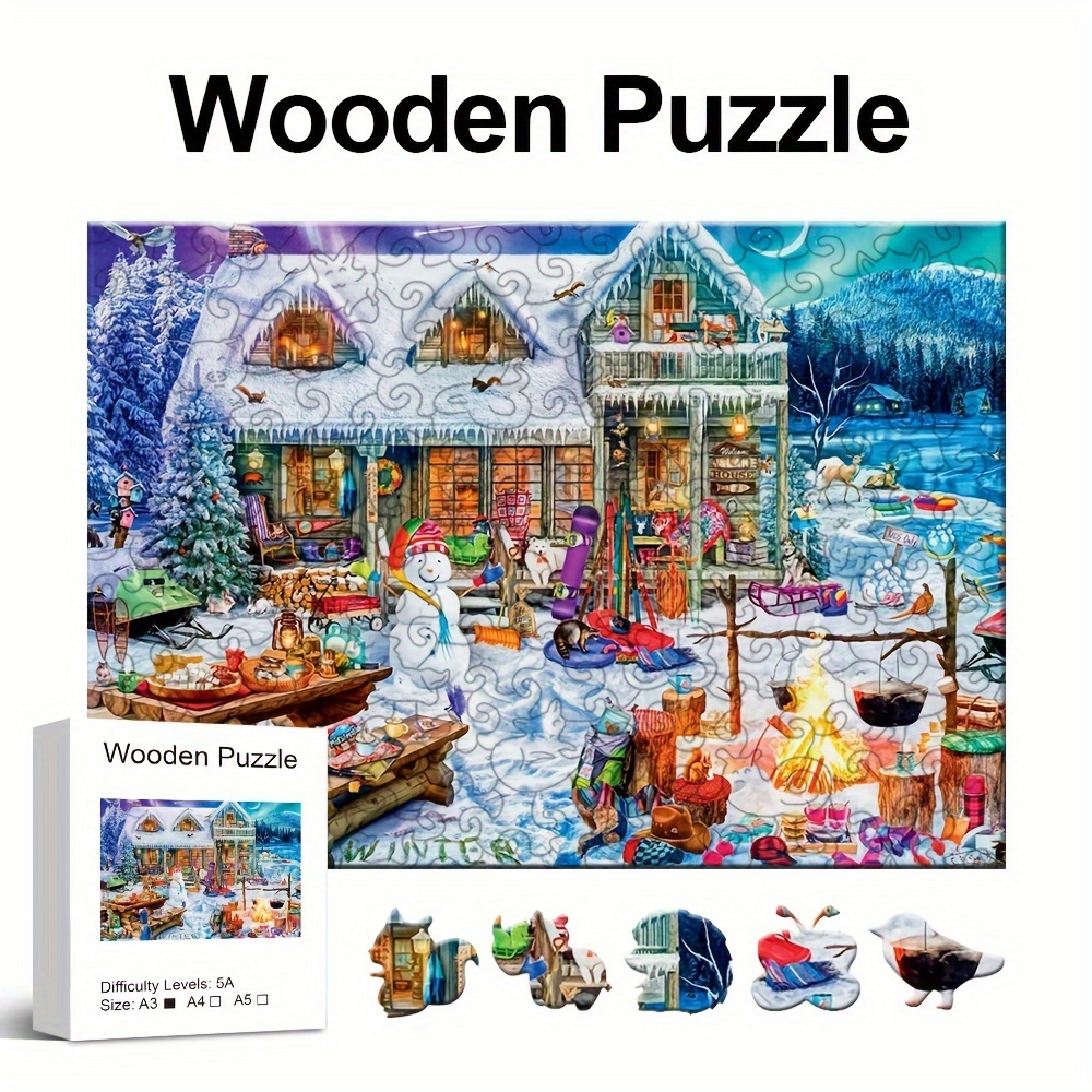 Puzzle en bois Puzzle en bois pour adultes et enfants Puzzle en bois Puzzle  en bois Animaux Jouets