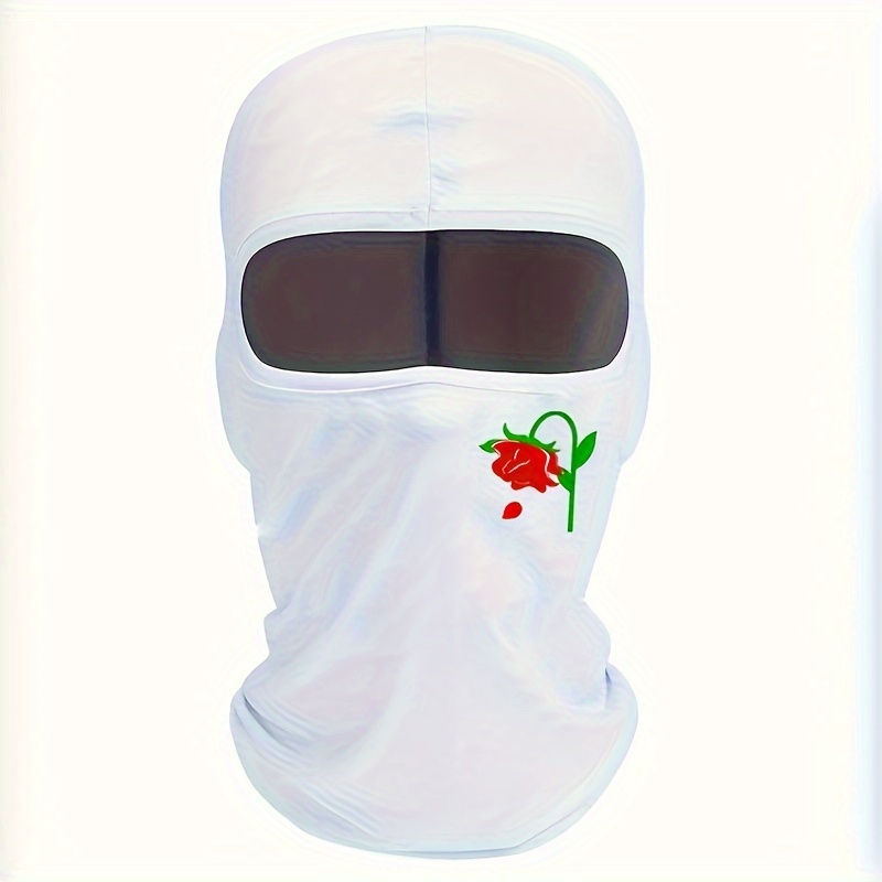 Windproof Breathable Balaclava Face Cover, Lightweight 3 Holes Ski Mask For Men Women Outdoor Activities, Keep Warm (Pink