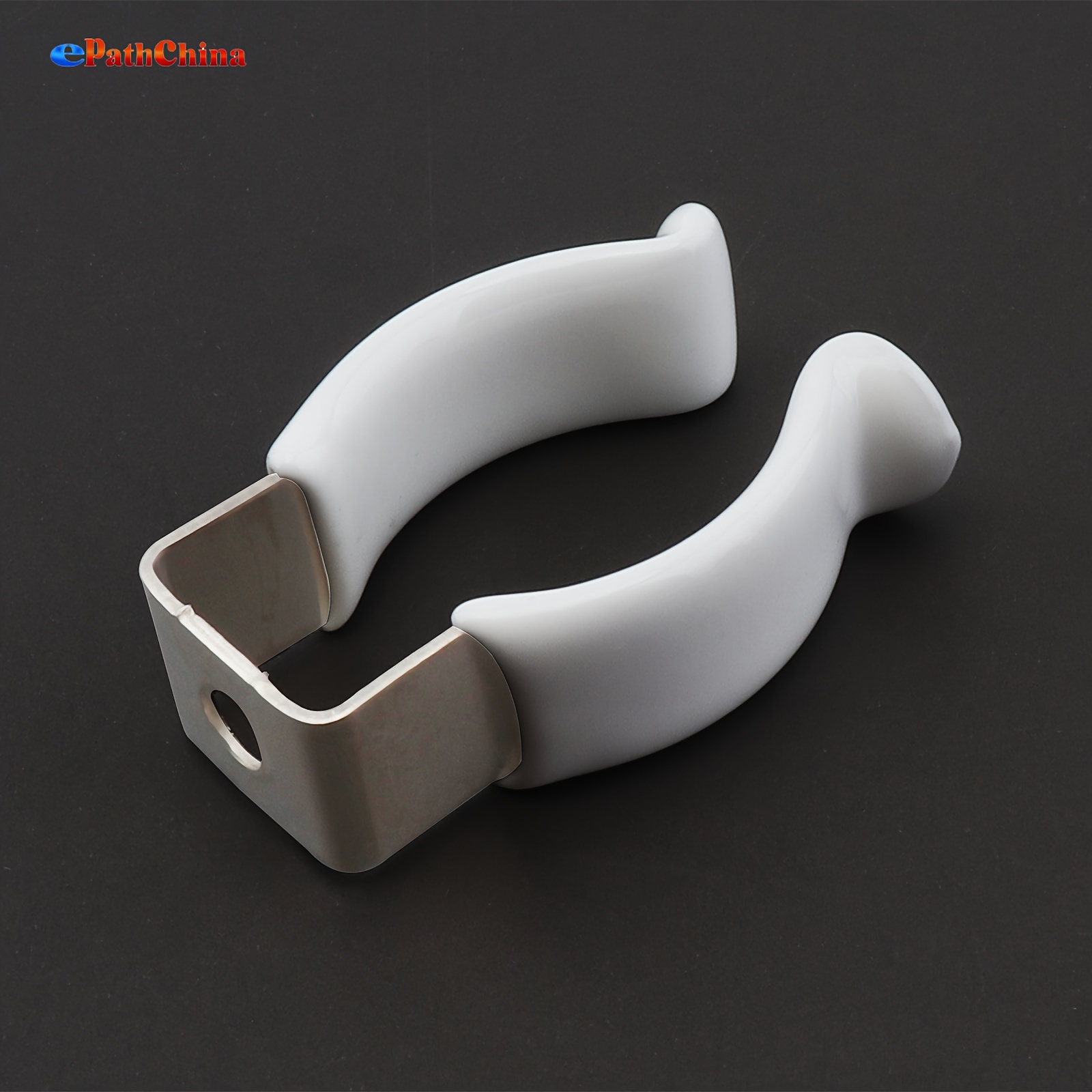 

10pcs T8 Stainless Steel Plastic Coated U-clip Brackets For /led Bulb Installation, Non-electric, No Battery Required