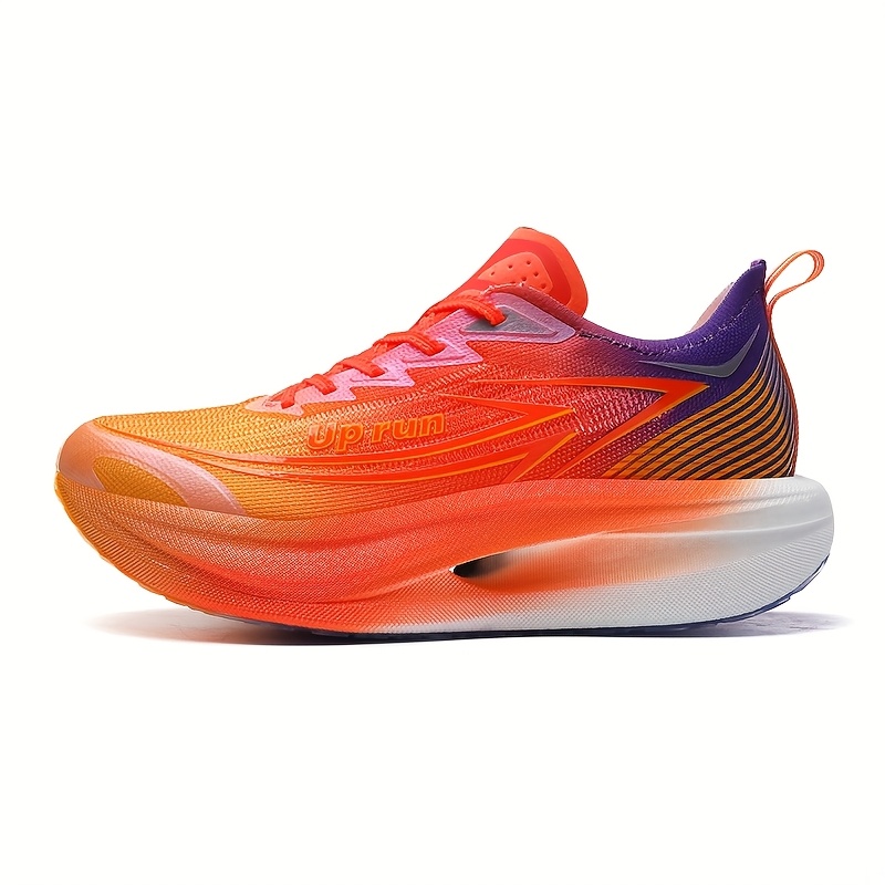 Men's & Women's Carbon Board Technology Running Sneakers with CPU Sole - Low-Top Marathon Racing Shoes Suitable for Gym, Track,, -Terrain - /Fabric - Athletic Footwear