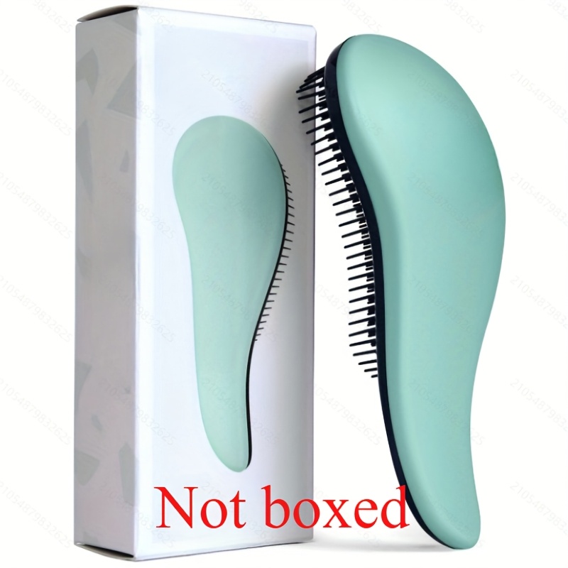 

Detangler Brush - Effortless Removal For All Hair Types, Pvc Material, Light Blue With Bristles, Not Included In Box