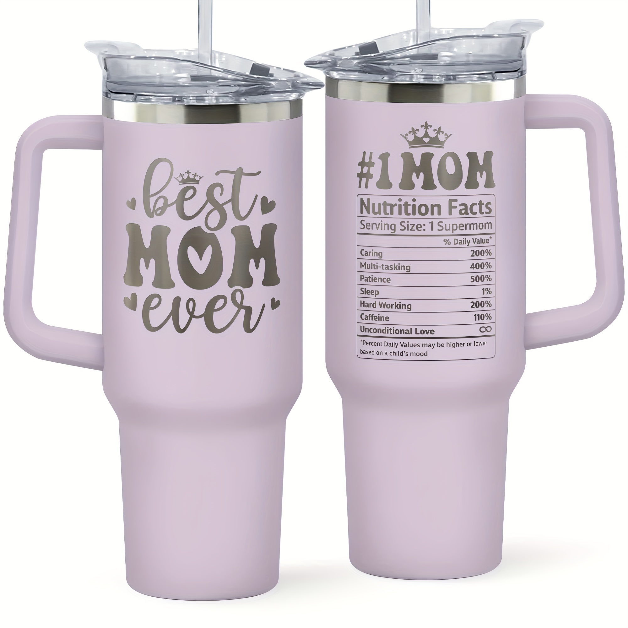 

Gifts For Mom From Daughter Son - Mom Gifts - Mothers Day Gifts For Mom, Mom Birthday Gifts, Birthday Gifts For Mom, Christmas Gifts For Mom - Mother, New Mom Gifts For Women - 40 Oz Purple Tumbler