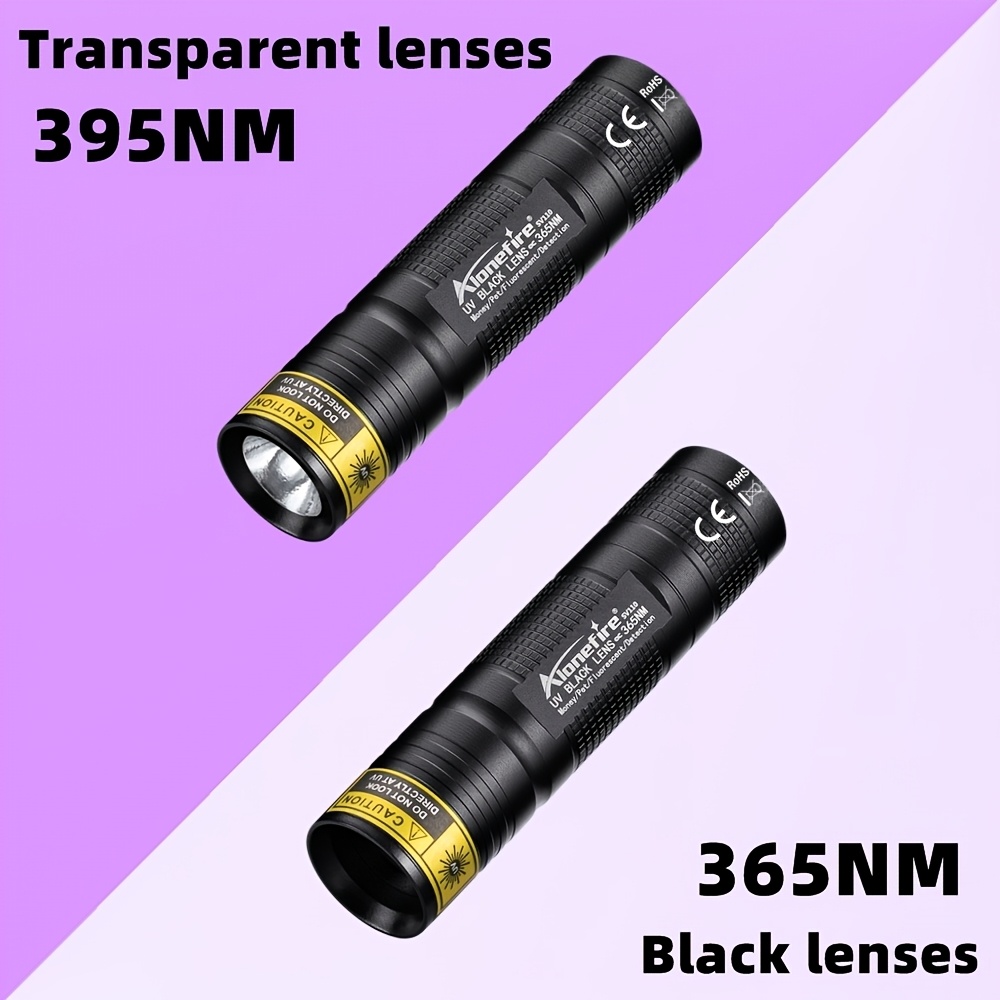 Mini Torcia UV 365 Nm Portatile, Perfetta Per Controllare Denaro, Polimerizzare Resina E Colla - Foto 3