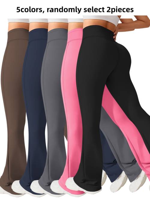 5 colores. selecciona 2 pantalones de yoga para gimnasio. pantalones son cómodos, transpirables y tienen una cintura . también son , versátiles y para los entrenamientos de mujeres.
