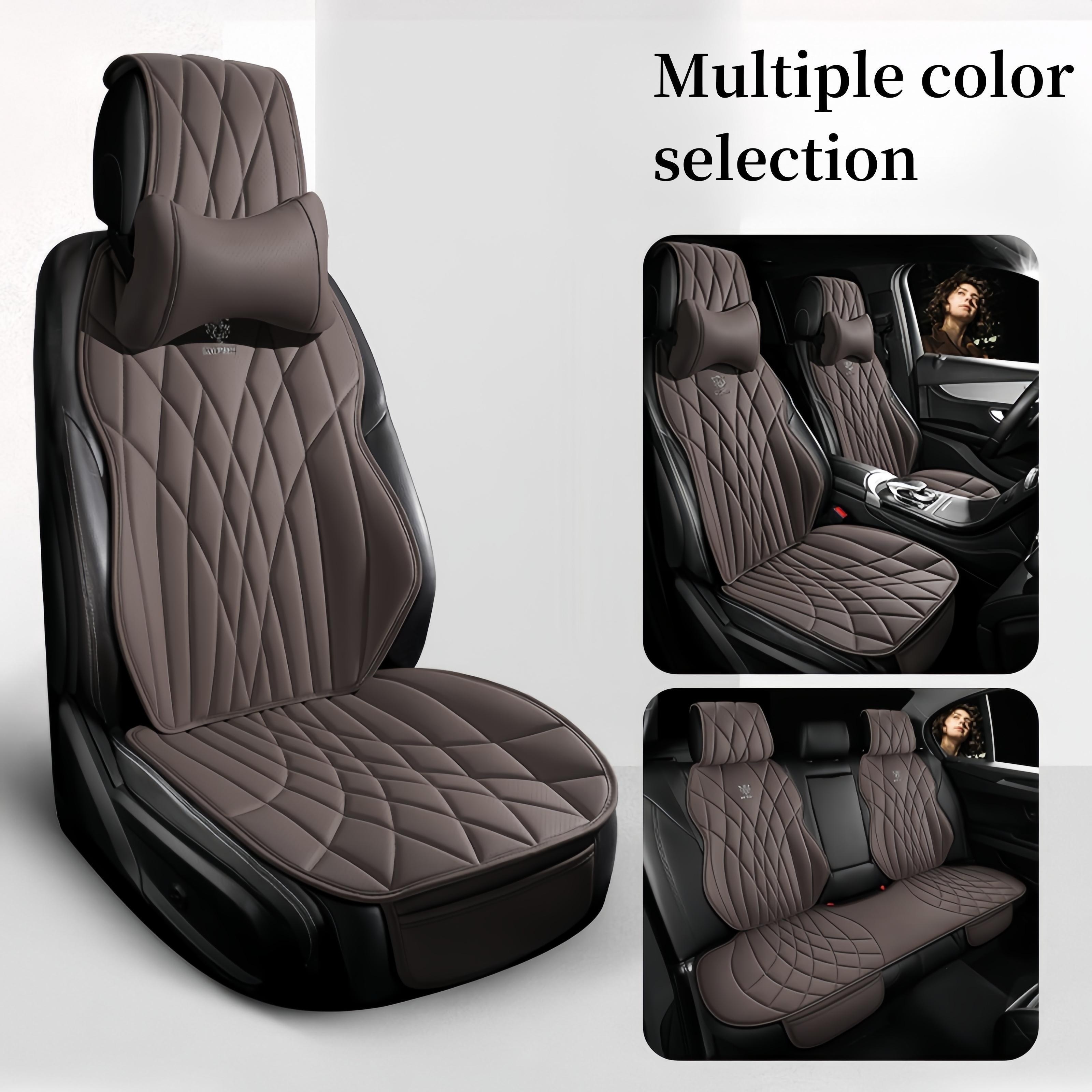 

5 Seats Full Car Full Covered Premium Pu Leather Seat Protector Universal Car Seat Covers To Increase Your Car Comfort Shipping
