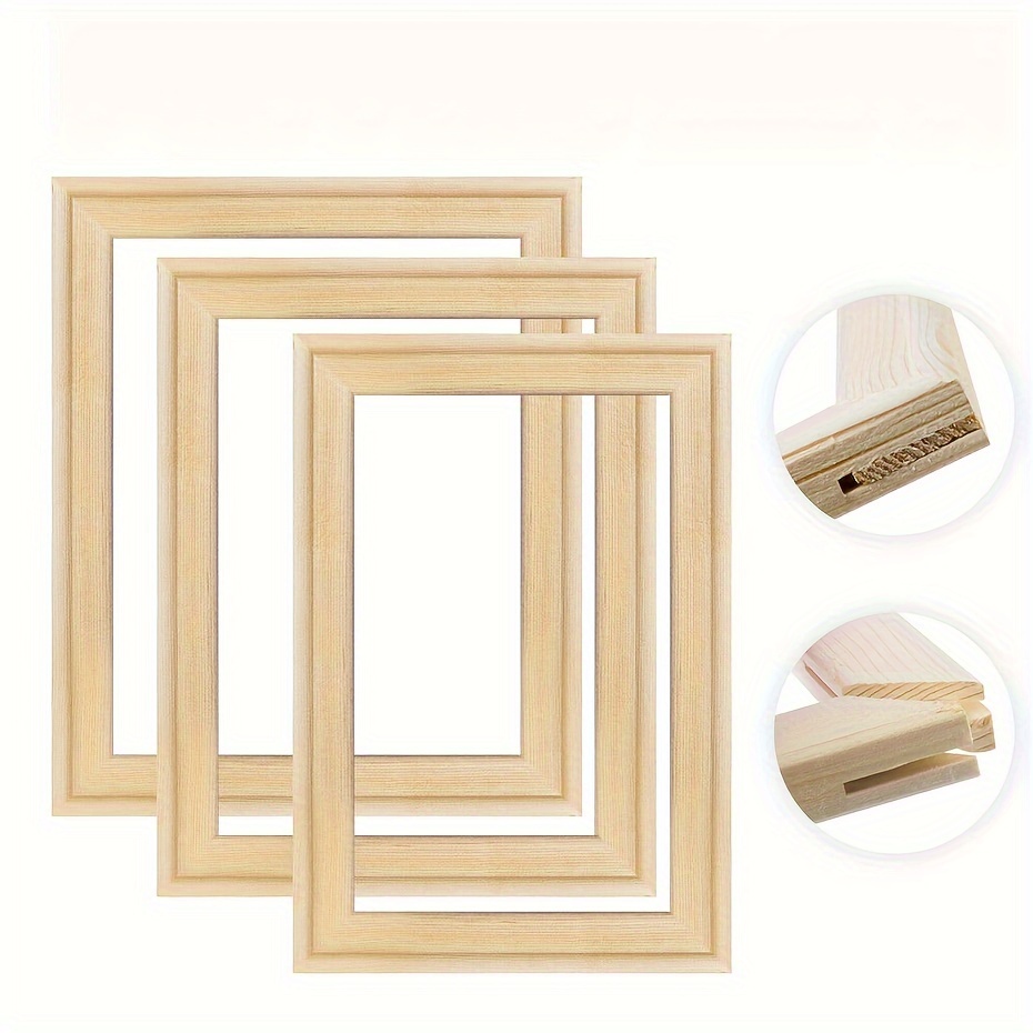 

Wooden Set - Reusable For Oil Paintings, Posters & Art | 25x35cm, 45x65cm, 55x85cm |