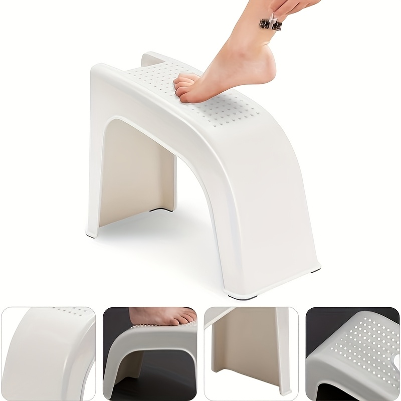 

Gzgcgq Multi-functional Shower Foot Rest - Non-slip, Sturdy Stool For Pedicure & Manicure, Built-in Storage, Ideal For Bathroom Use,