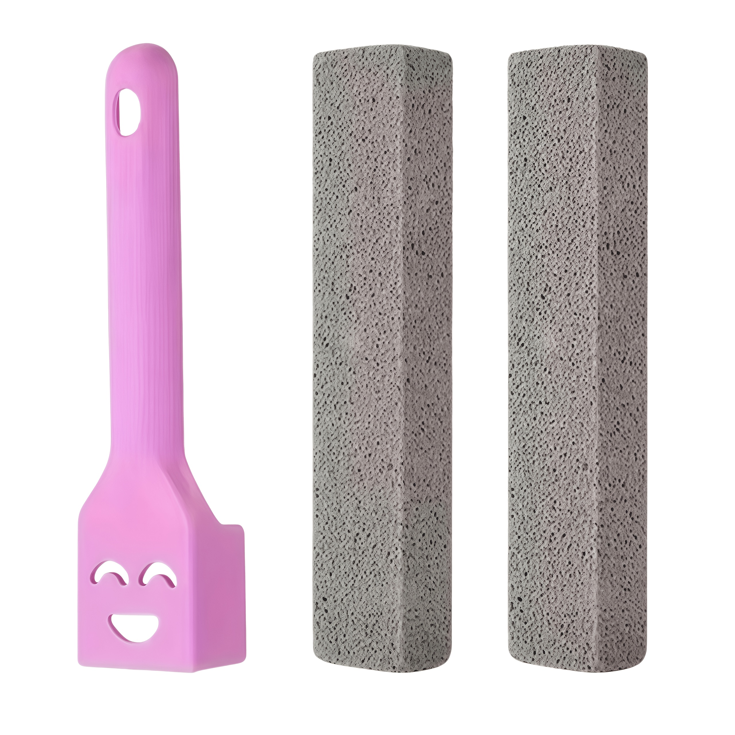 TEMU Pumice Stone Cleaning Stick - Stain And Rust Removal Tool For Toilets, Kitchens, Bathroom Tiles, And Sinks