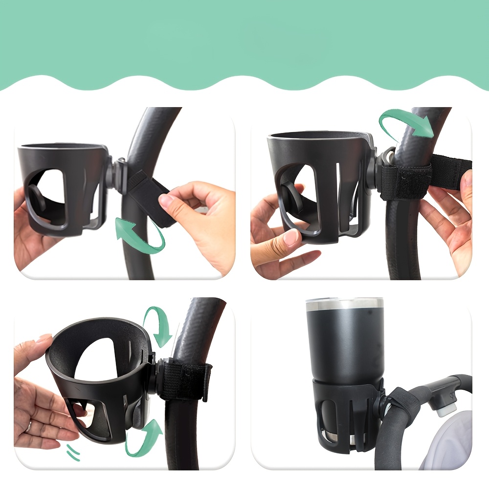 Bicycle Cup Holder Accessory, Stroller Cup Holder Set