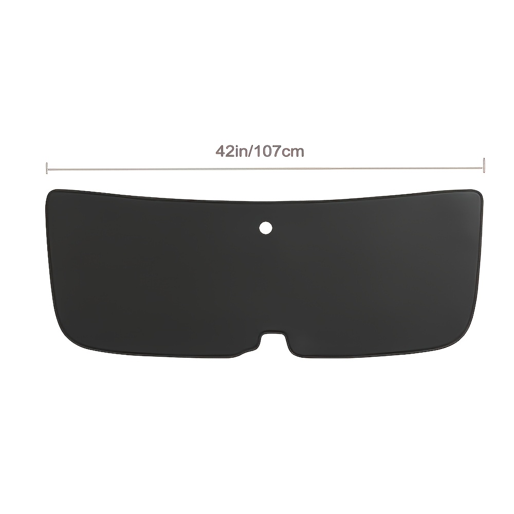 TEMU For 2025, 2026, 2027 For For Model Y Trunk Tailgate Anti-kick Mat, For Model Y Rear Trunk Door Pu Leather Protective Pad, Does Not Block Light,
