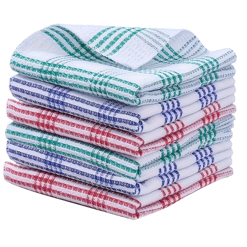 TEMU Waffle Texture Rag Set, Dish Cloth, Designed For Quick Drying And Hand Washing. Square Absorbent Rags Are Designed With Theme, Which Is Very
