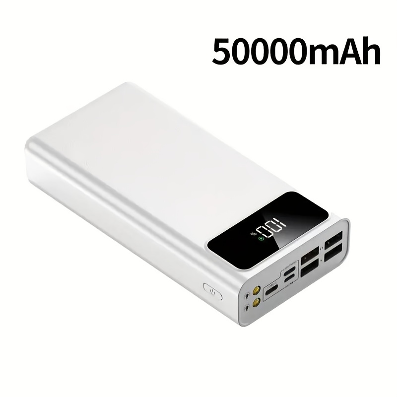 Big Rechargeable Charger For Phones Anker Portable Charger Power Bank High  Price 50000Mah Power Bank, USB C Fast Charge Battery Bank,