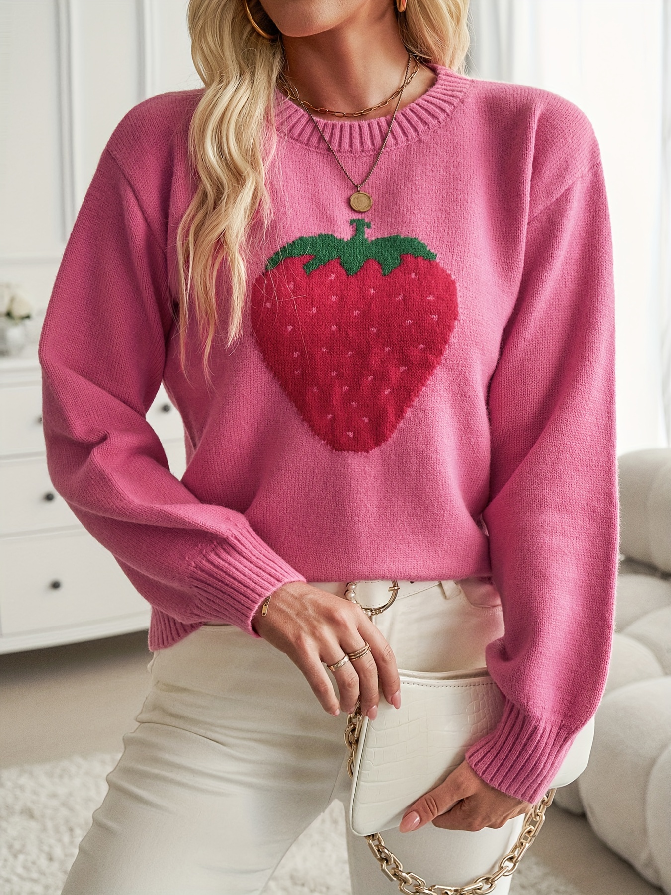 ストロベリージャムセーター | Strawberry Jam Sweater Strawberry Jam Sweater - Cozy & Sweet - Mochipan