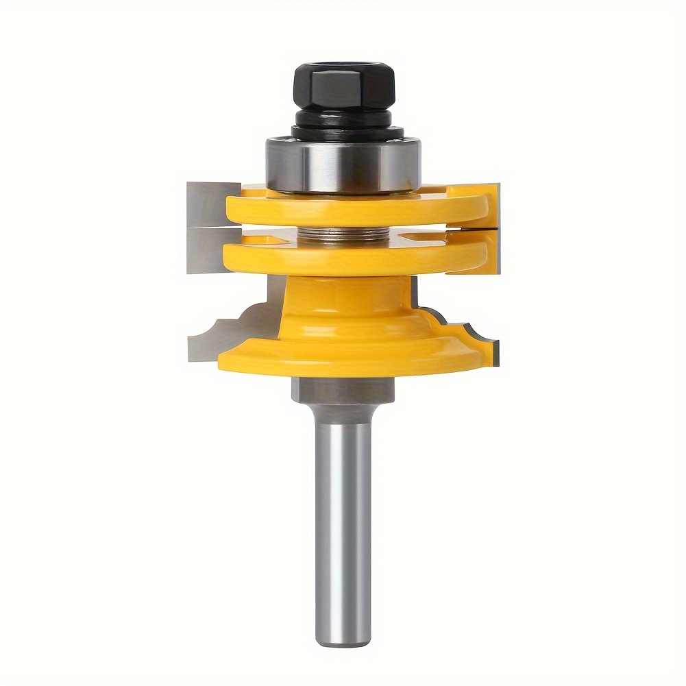1 2 Shank 8mm Shank Glass Door Rail Stile Reversible Router Bit Woodworking Tool Milling Cutter