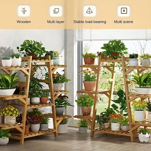 1 balcony plant stand storage rack indoor succulent vine plant stand plant pot rack modern living room floor standing multi tier storage rack