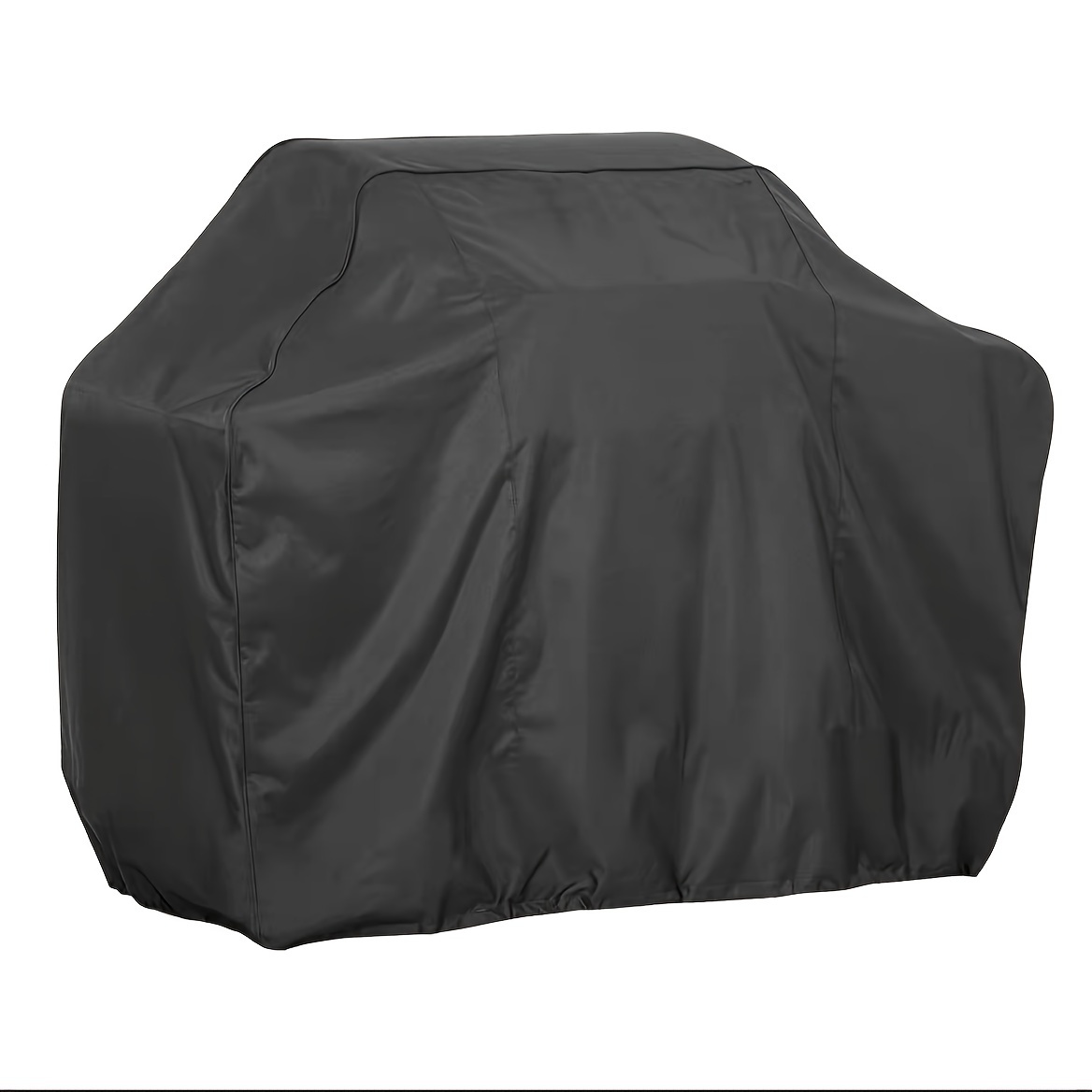 

1pc, Heavy-duty Bbq Grill Cover, Durable Pvc Material Grill Cover, Black Universal Outdoor Barbecue Cover, Tear-resistant, Uv & Dust Protection, Fits Most Grills