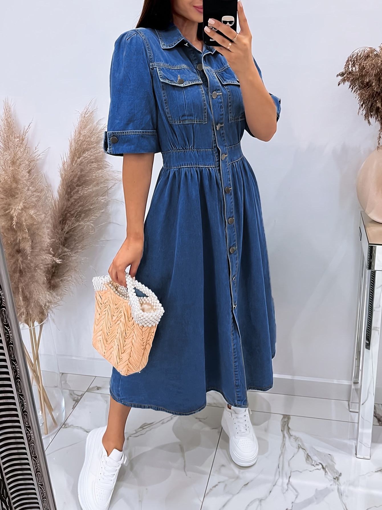 temu denim dresses women denim dresses