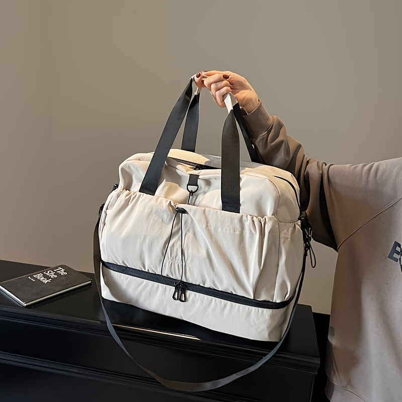 Bolso duffel de viaje ZUOMANNI de 47,5 x 35 x 22 cm con compartimento inferior para zapatos, foto 2