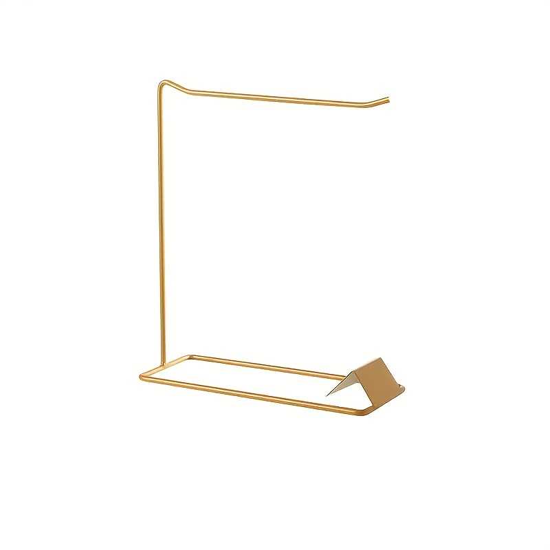 TEMU Reliable Multi-functional Metal Jewelry Display Rack - Tabletop Organizer For Earrings, Necklaces, And Additions, Jewelry Stands, Jewelry Towers