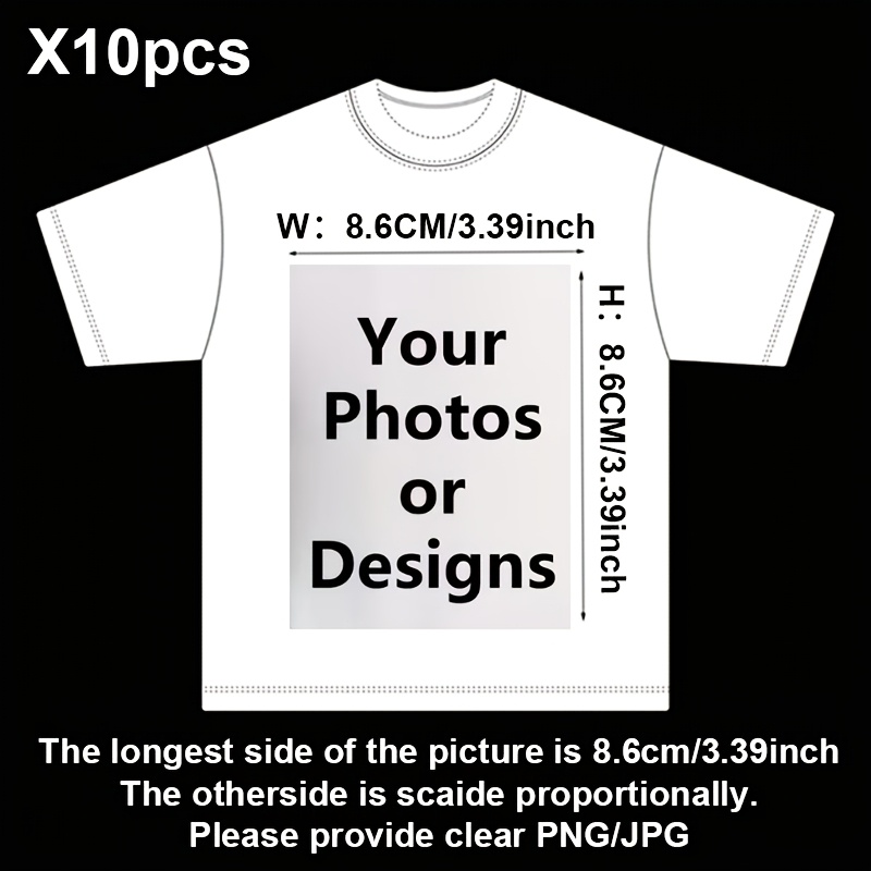 TEMU 10pcs/customized Heat Transfer Printing, Festival Gifts, Personalized Customization
