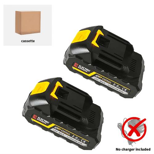 item picture electric goddess two battery packs with a voltage of 18v and a capacity of 2000mah rechargeable and replaceable batteries suitable for makita electric circular saws electric wrenches drills and other machines easy to carry and durable