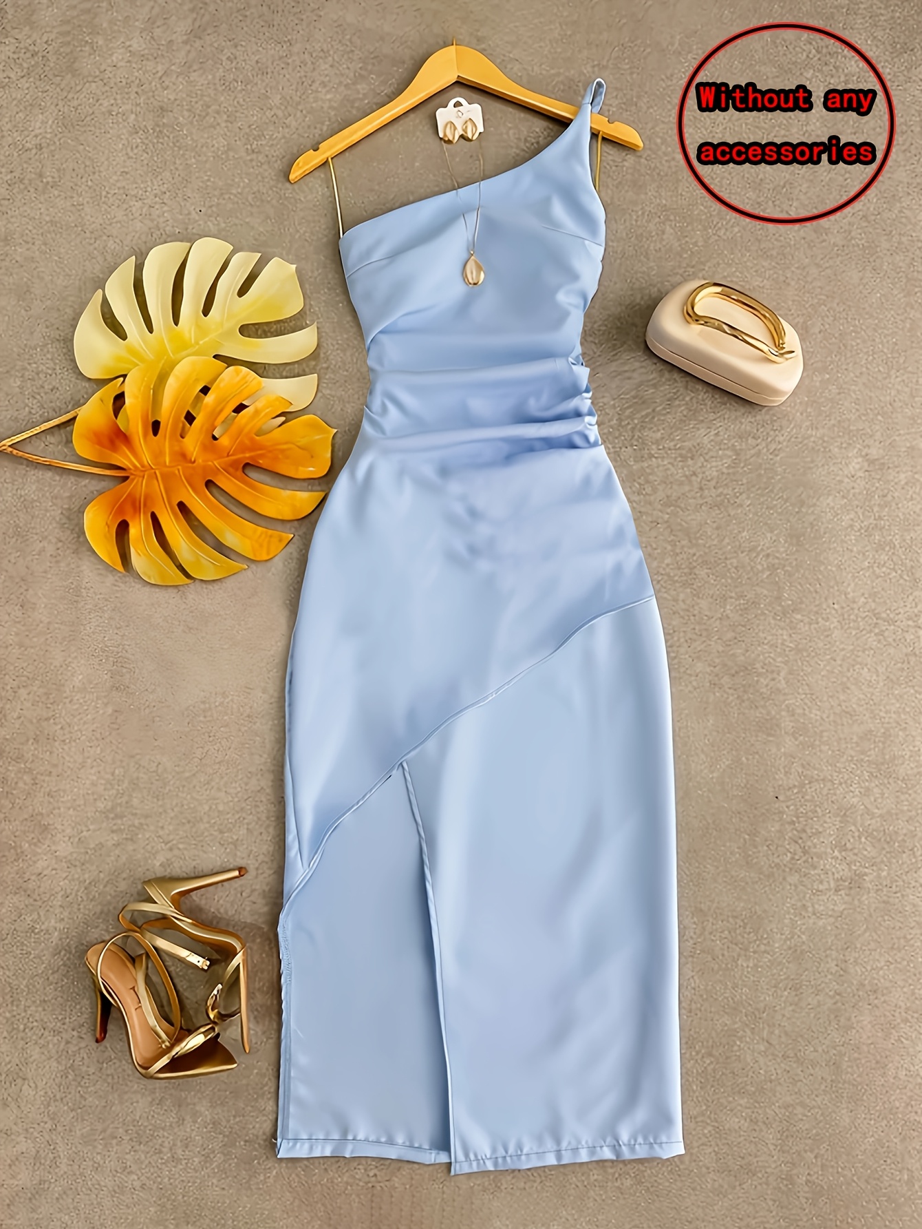 slim fit dress slacks Shop The Elegant Light Blue Esme Maxi Dress at Lady Black Tie Online Large