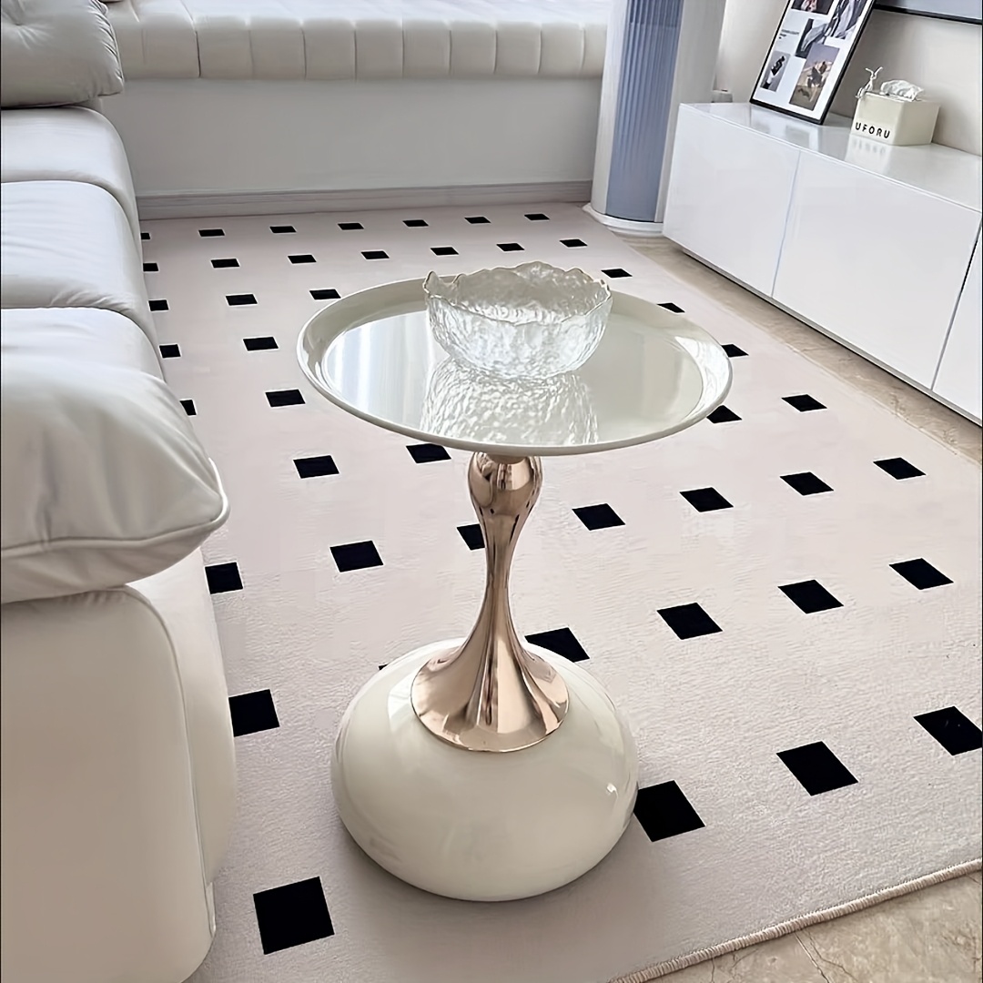 exclusive 1pc Modern Italian Space-Saving Corner Coffee Table with Metal Tabletop & Assembly - Multifunctional Compact Suitable for Small Apartments, Living Room, Bedside - Wood-Free (Ideal for Urban Dwellers) 15 1pc Modern Italian Space-Saving Corner Coffee Table with Metal Tabletop & Assembly - Multifunctional Compact Suitable for Small Apartments, Living Room, Bedside - Wood-Free (Ideal for Urban Dwellers)