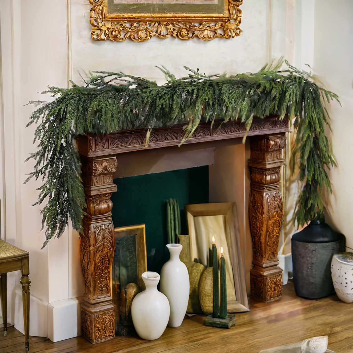 Kerst Kransen Op De Deur Kunstmatige Bloemen Krans... – Vicedeal