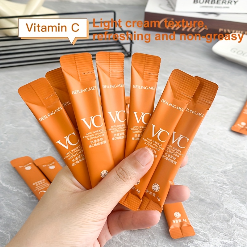 Vitamin C Sleeping Mask with Hyaluronic Acid for brightening and firming details 4