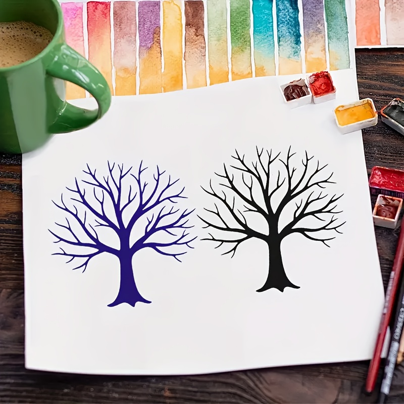Tree of Life Craft Stencil Template for DIY Projects