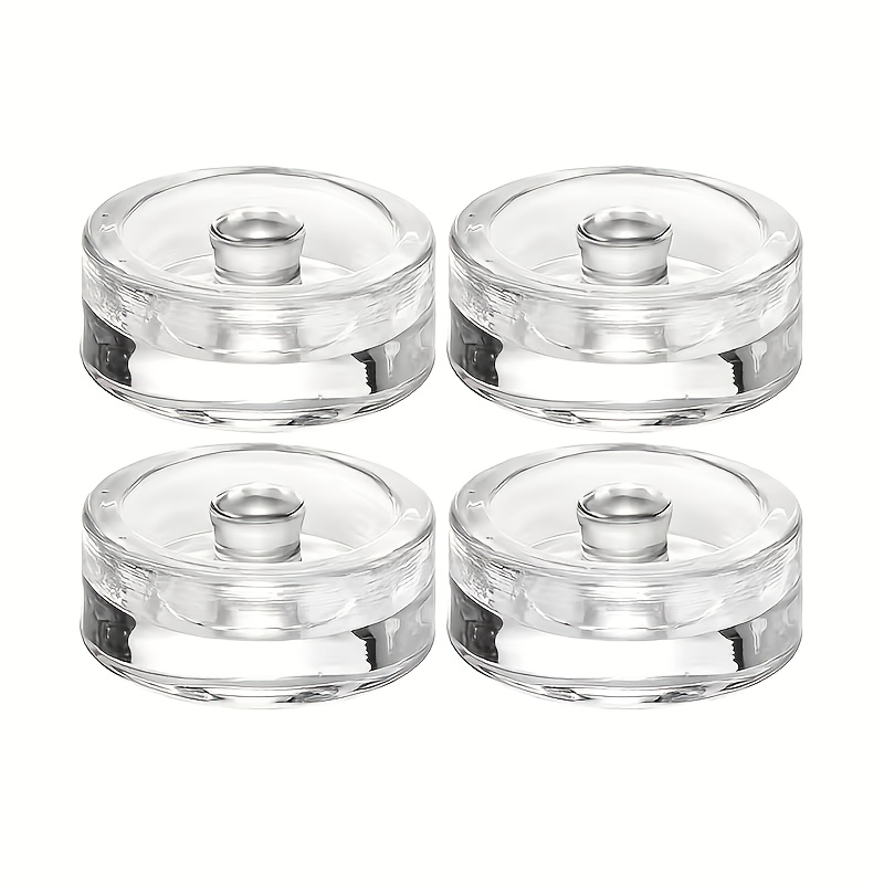 TEMU 4/6pcs Set Of Glass Fermentation Weights, Fermentation Weights, Suitable For Home Brewing, Pickling, Canning, Fermenting Fruits, Sauerkraut,