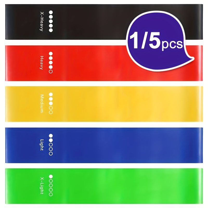 

1/5pcs Of Resistance Bands For , For Enhancing , Fitness Resistance Bands For Women.