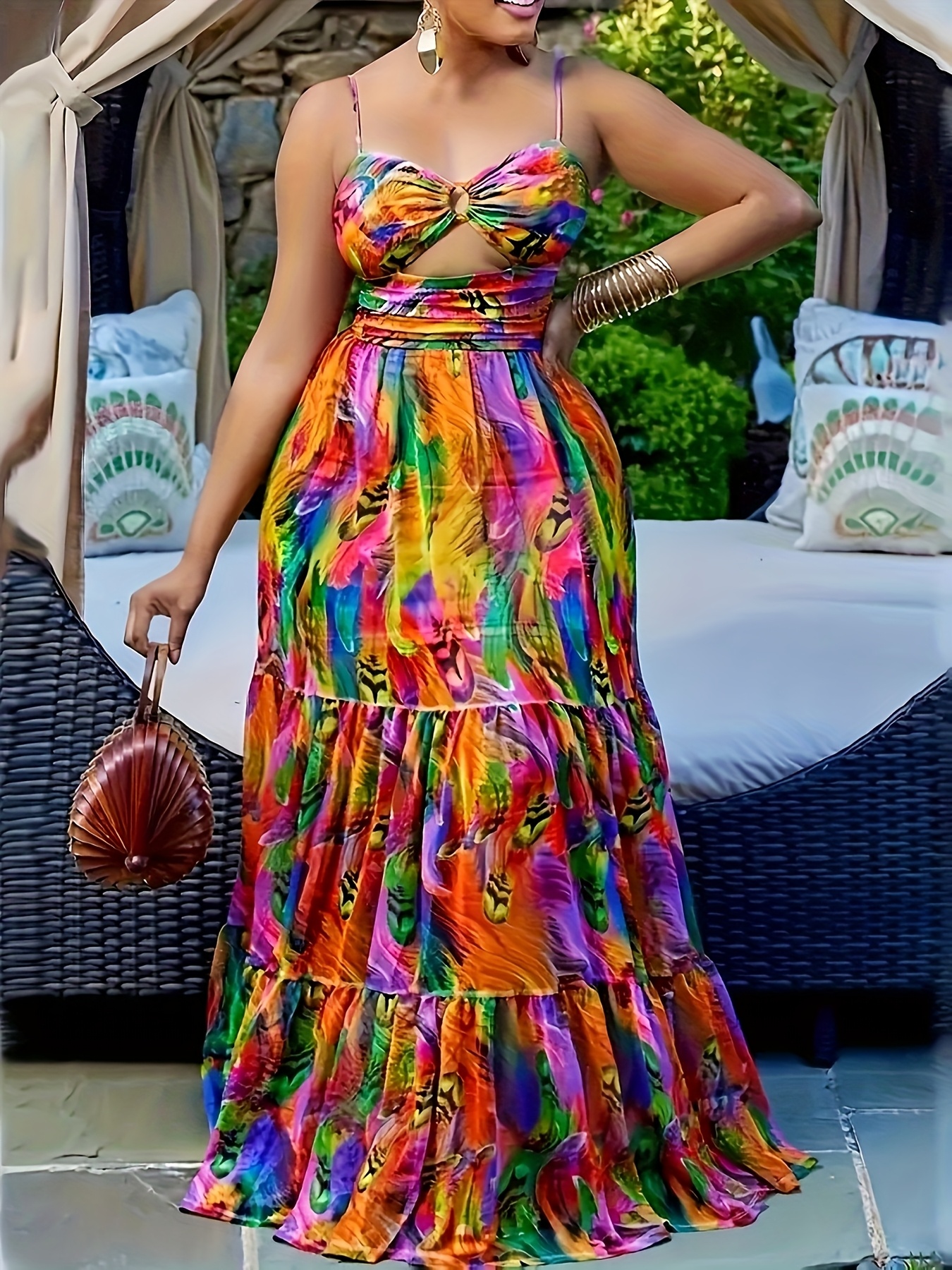 long summer dresses sold on Temu United States