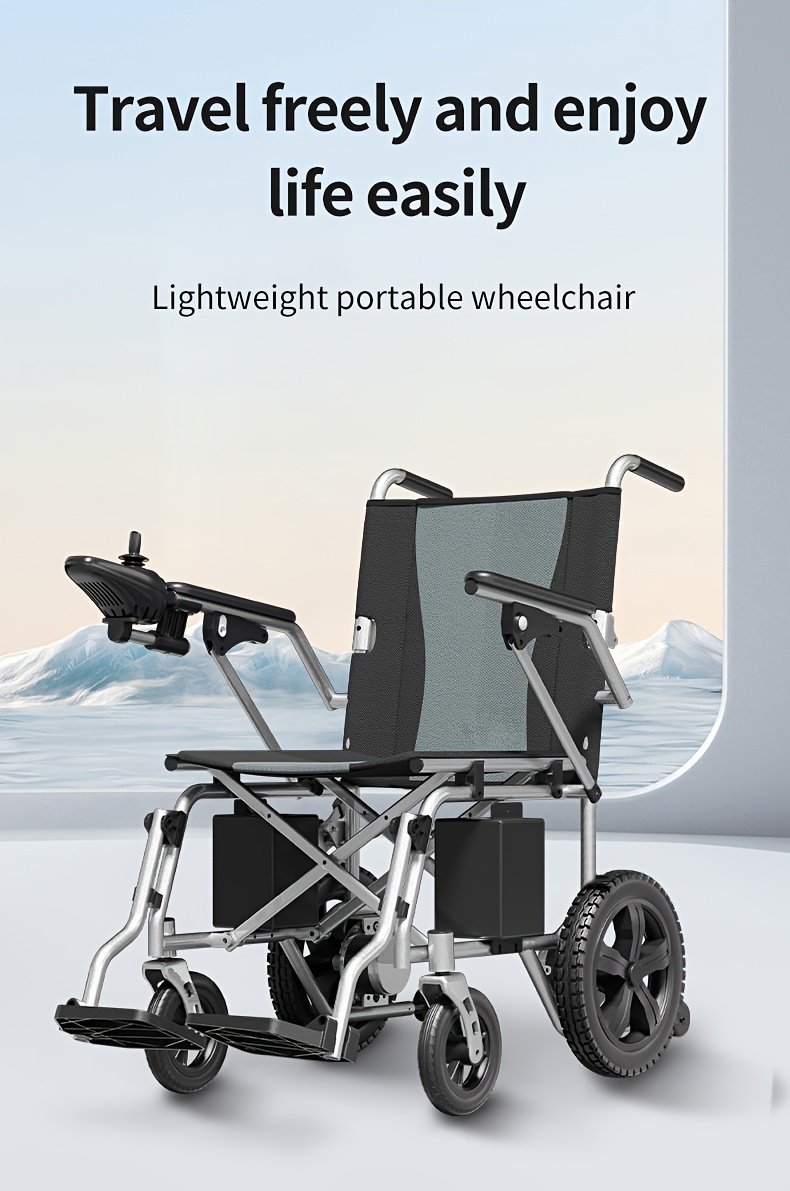 adult electric wheelchair with intelligent control electromagnetic braking system small turning   small folding   is suitable for the travel of the elderly and the disabled and can bear a weight of 300   Product details 0