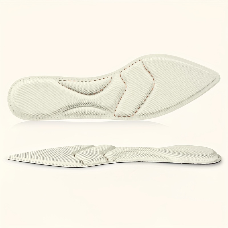 TEMU A Pair Of Breathable Memory Foam Insoles With A Pointed Design - Non-slip And Comfortable, Ideal For High Heels, Featuring For | Memory Foam