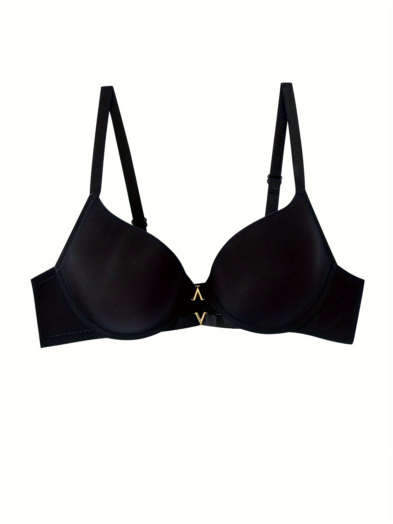 Elegant V front Clasp Bras Lightly Lined Seamless Push Anti Temu