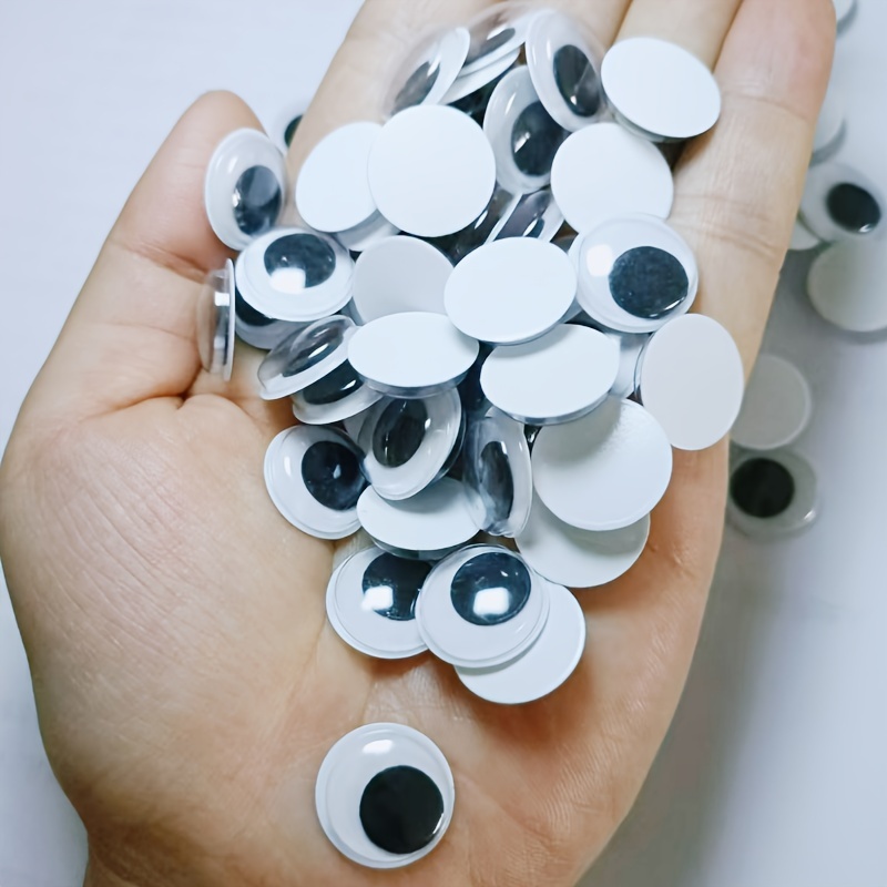 100 Stück Wackelaugen, 3mm Rund – Perfekt Für Bastelprojekte
