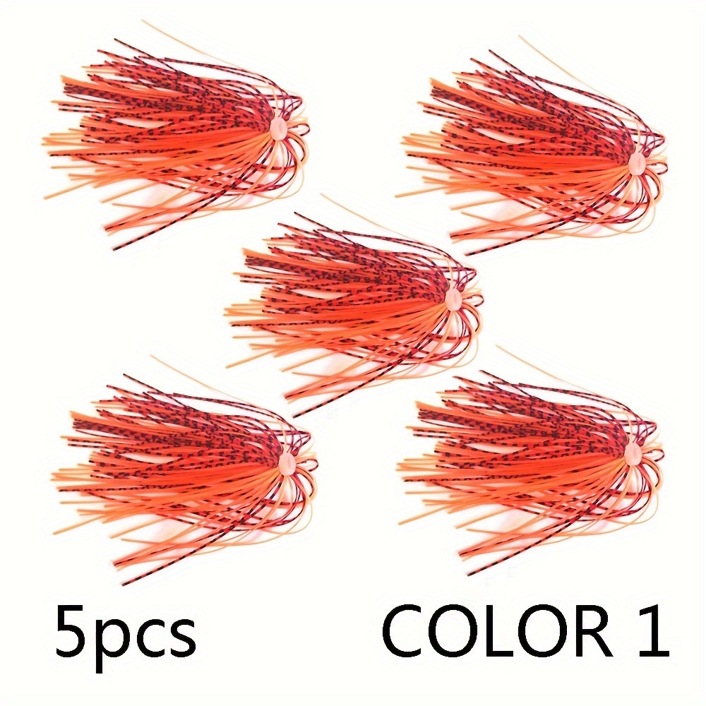 Silicone Jig Skirt Material Spinner Bait Fishing Accessories - Temu