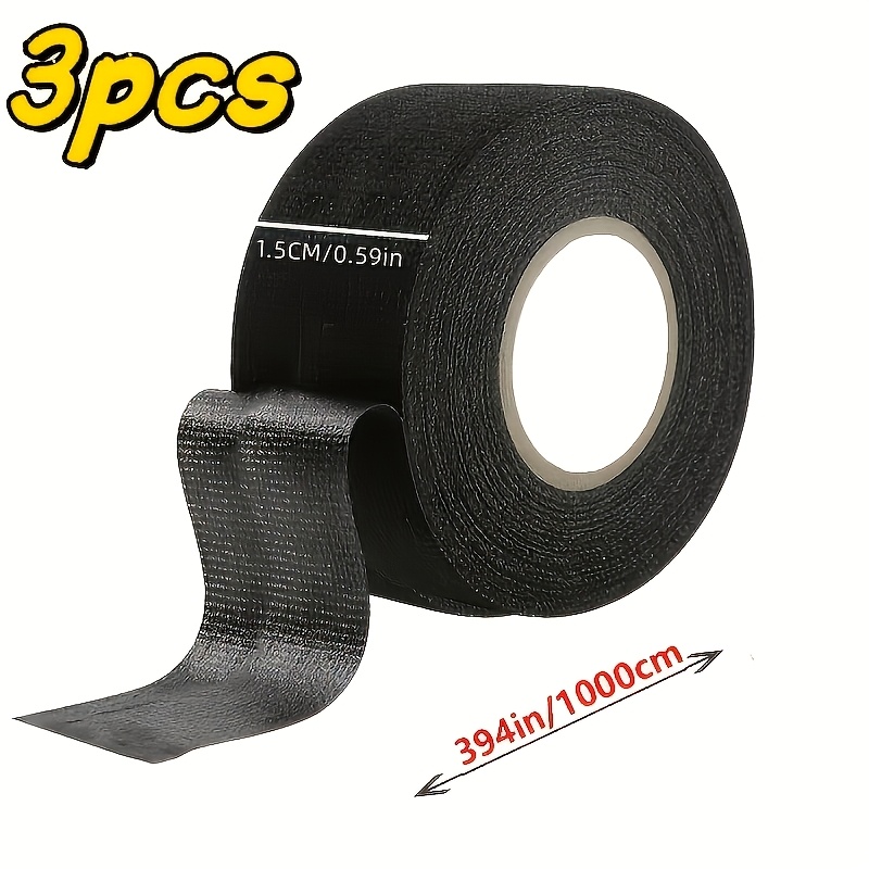 TEMU 3 Rolls (large Roll) Heavy-duty Permanent Adhesive Tape Suitable For Automotive Wiring Harnesses, Motor Repairs & Vehicle Maintenance - Strong