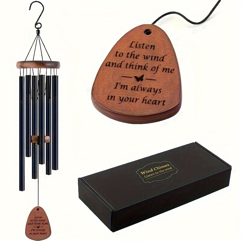 

1pc Memorial Sympathy Wind Chimes For Loss Of Loved One, Bereavement Gift In Memory, Memorial Gifts For Loss Of Mother Father, Condolences Gift, 32