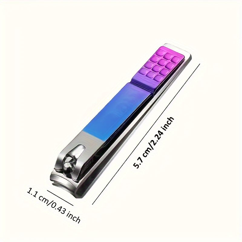 Image of Classic Stainless Steel Gradient Nail Clippers, Edge Nail Clippers, Toe/nail Trimming Tools.