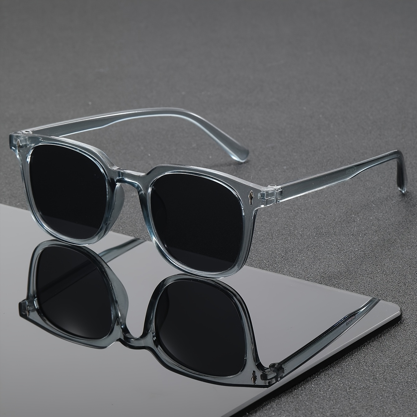 1 Pair Men's Retro Style Oval Frame Sunglasses, Protection, Suitable For Driving, Fishing, Daily , Travel, , Hiking, High-quality Eyewear, -frame Color Combinations, Ideal Gift