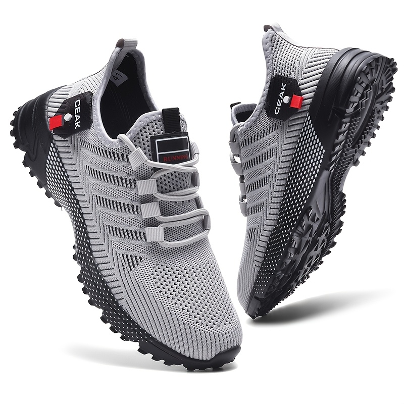 sneakers mens sports shoes are breathable and non slip mesh shoes lightweight and low cut casual sports shoes suitable for outdoor sports fitness jogging and daily wear