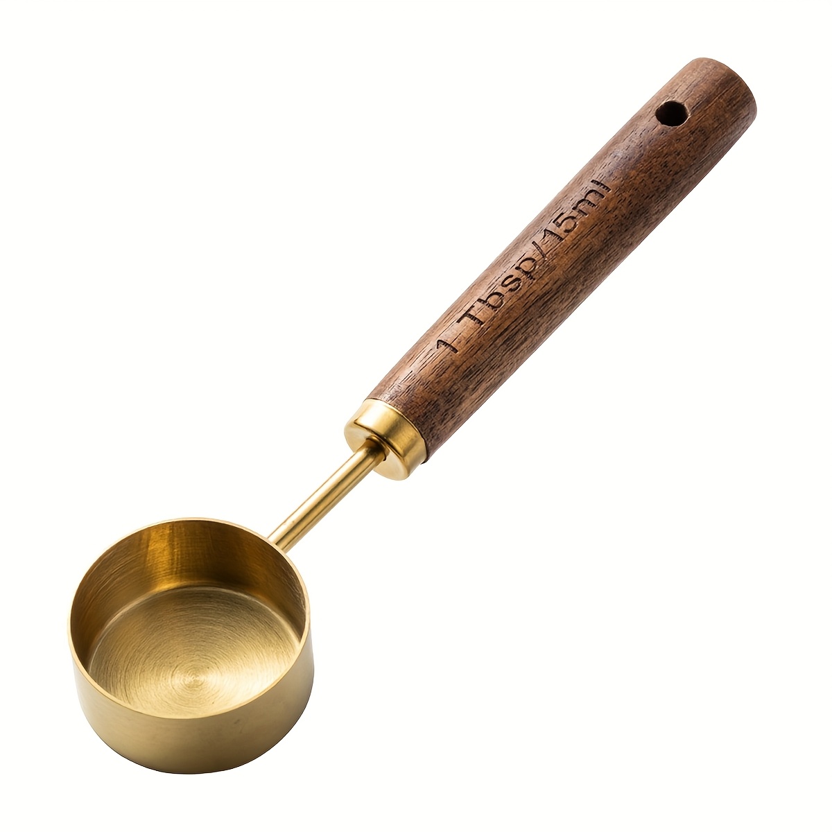 E-shop ./Kaffeebohnenlöffel Kaffeepulver Messwerkzeug aus Walnussholz im Vintage-Stil